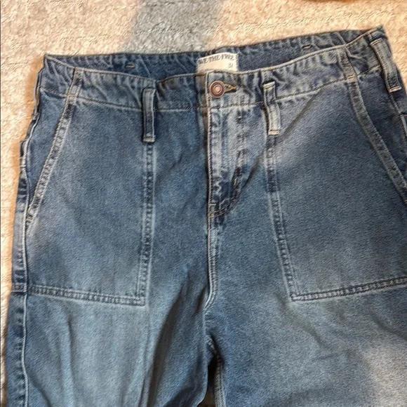 Free People Major Leagues wide leg jean - Picture 6 of 7
